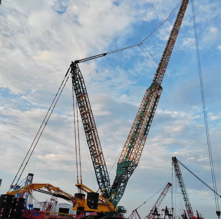 Lattices Boom Crawler Crane